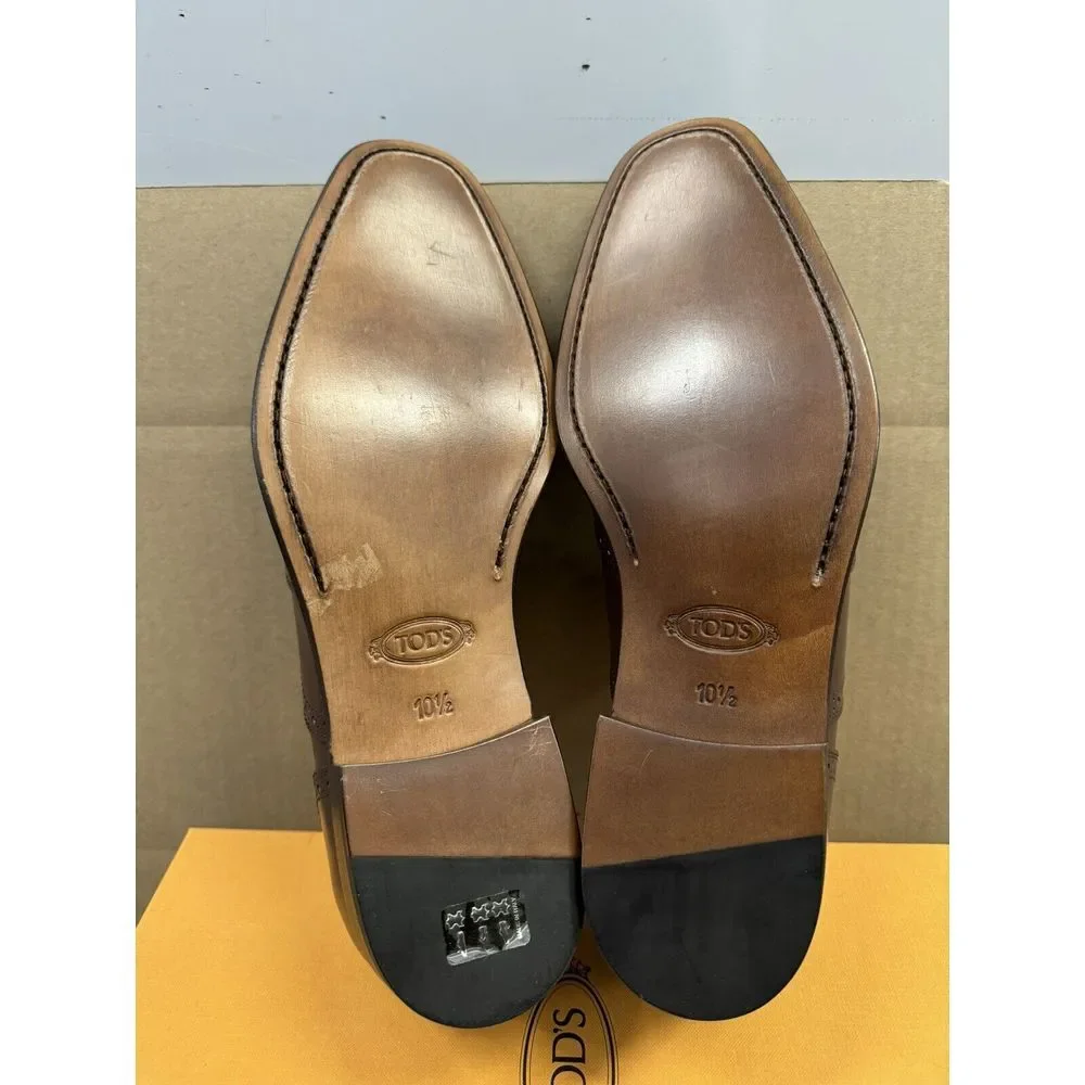 TOD'S  Lace-ups in Leather Dress‎ oxford Shoes XXM80K0F370SG9S202 Size 10.5